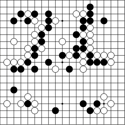 Move 78 from the AlphaGo vs Lee Sedol match - the famous 'divine move'